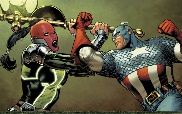 Comic Captain America HD Desktop Wallpaper | Background Image