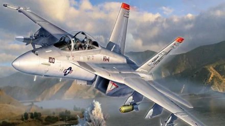 military Boeing F/A-18E/F Super Hornet HD Desktop Wallpaper | Background Image