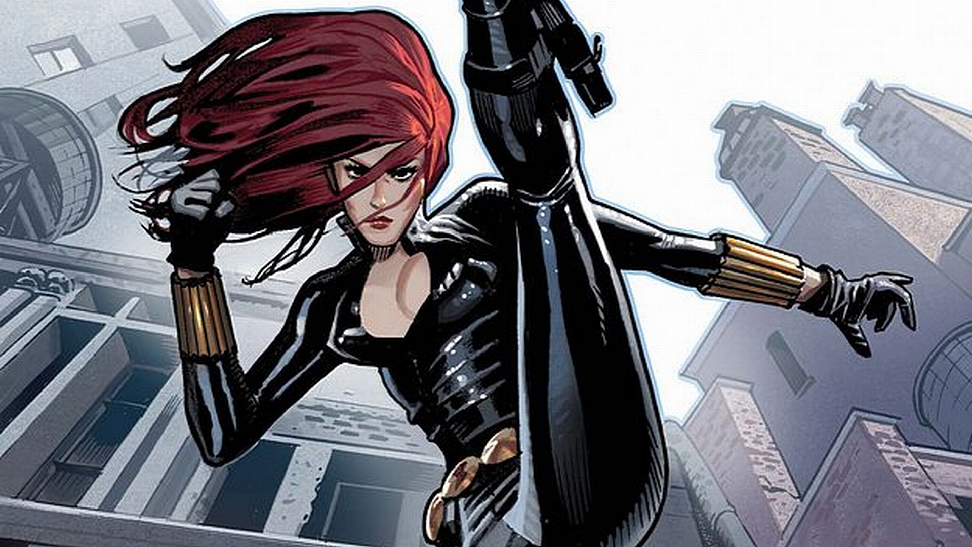 black widow comic wallpaper