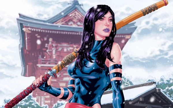 Comic Psylocke (Marvel Comics) HD Desktop Wallpaper | Background Image