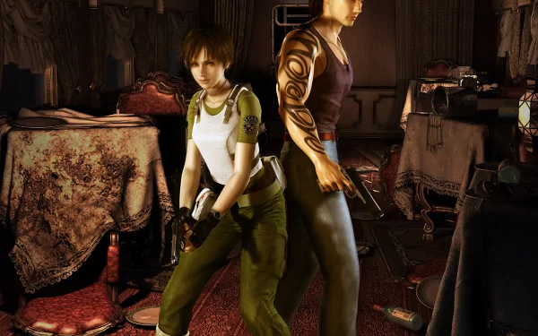 Billy Coen Rebecca Chambers video game Resident Evil 0 HD Desktop Wallpaper | Background Image