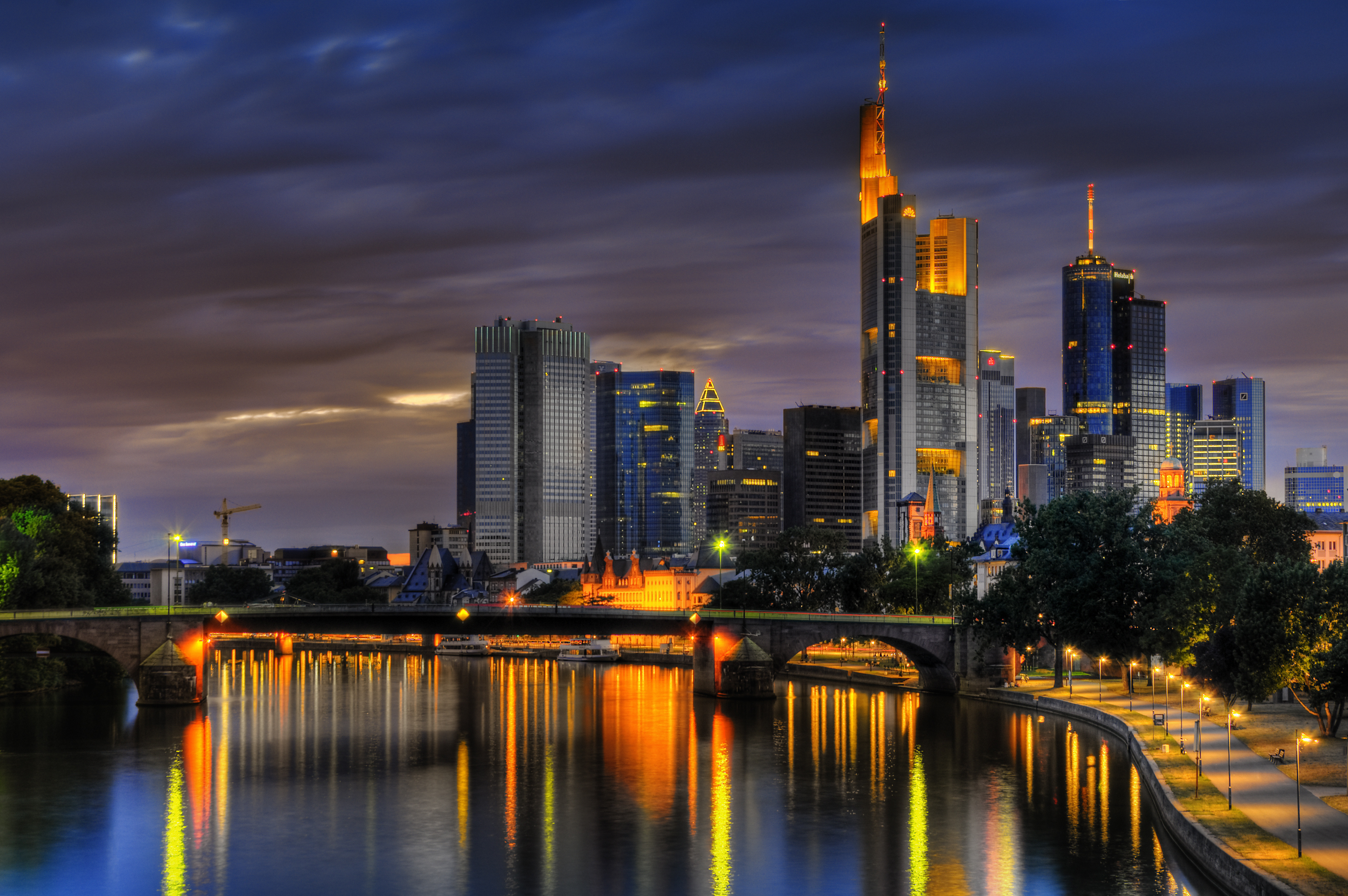 Man Made Frankfurt HD Wallpaper | Background Image