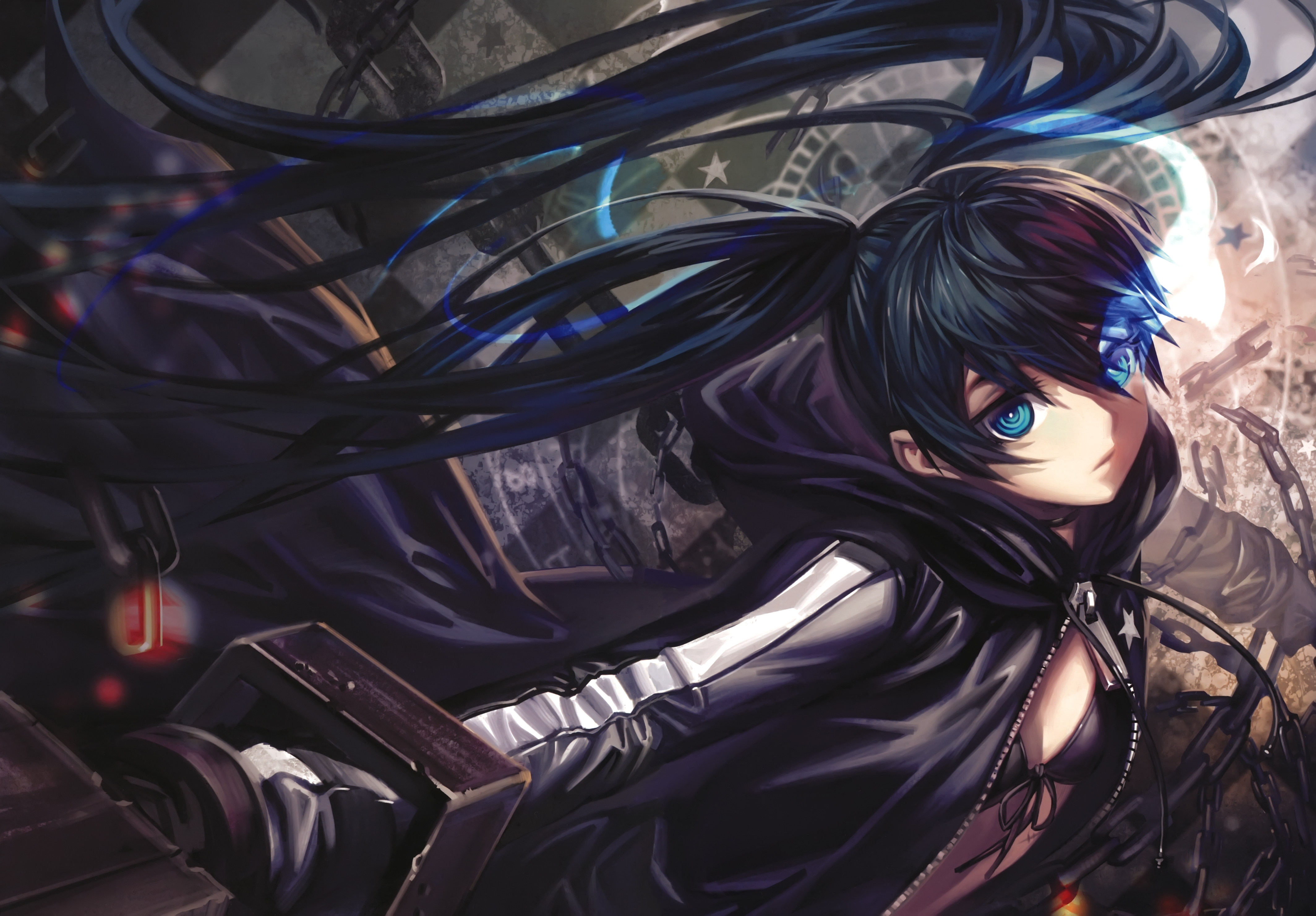 1670 Black Rock Shooter Hd Wallpapers Background Images
