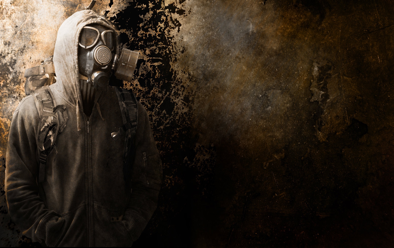 Dark Gas Mask HD Wallpaper | Background Image