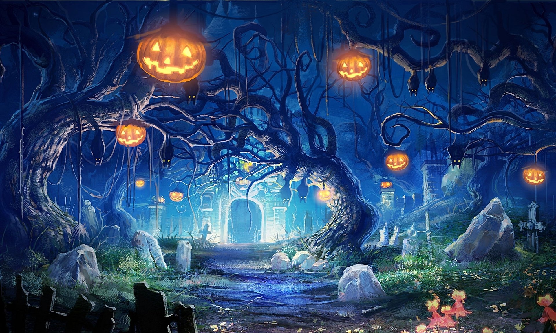 Halloween HD Wallpaper | Background Image | 1920x1152