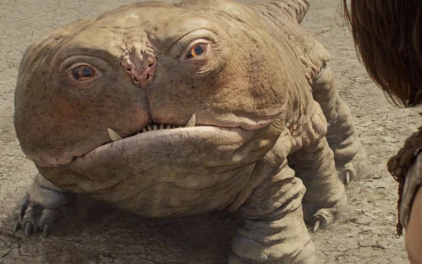 HD PC desktop wallpaper featuring a creature from the movie John Carter, showcasing detailed textures and a desert-like background.