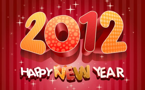 holiday new year 2012 HD Desktop Wallpaper | Background Image