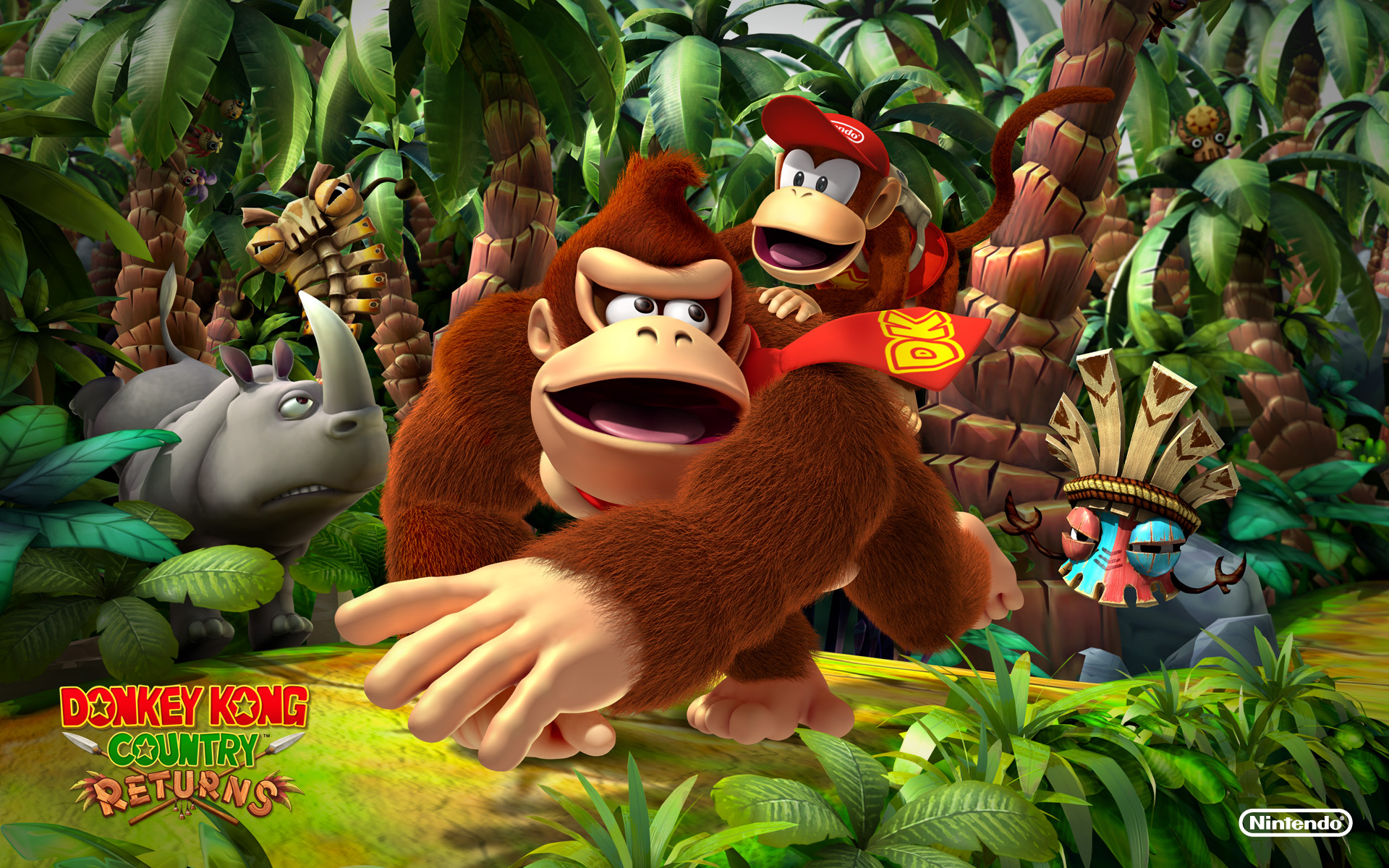 Video Game Donkey Kong Country Returns HD Wallpaper | Background Image