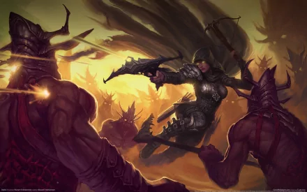 Demon Hunter (Diablo III) video game Diablo III HD Desktop Wallpaper | Background Image