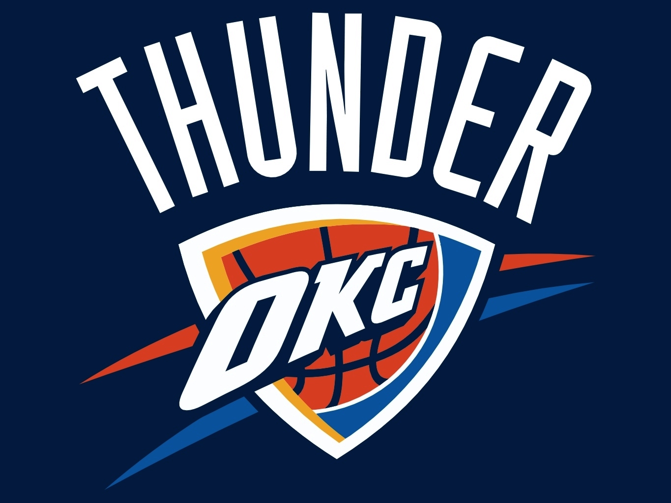 Download Oklahoma City Thunder Stone Design Wallpaper