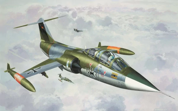 military lockheed f-104 starfighter HD Desktop Wallpaper | Background Image