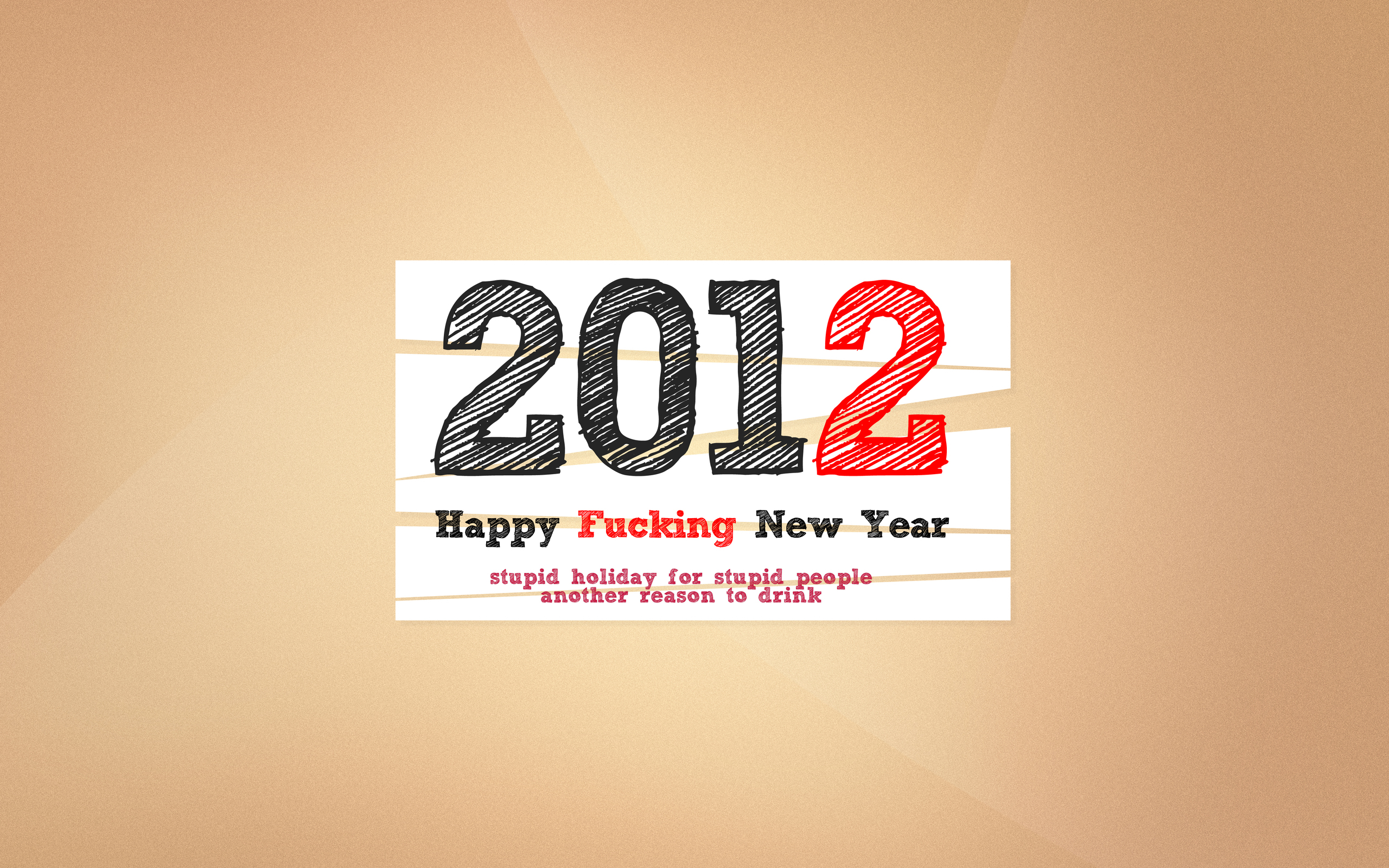 Holiday New Year 2012 Wallpaper