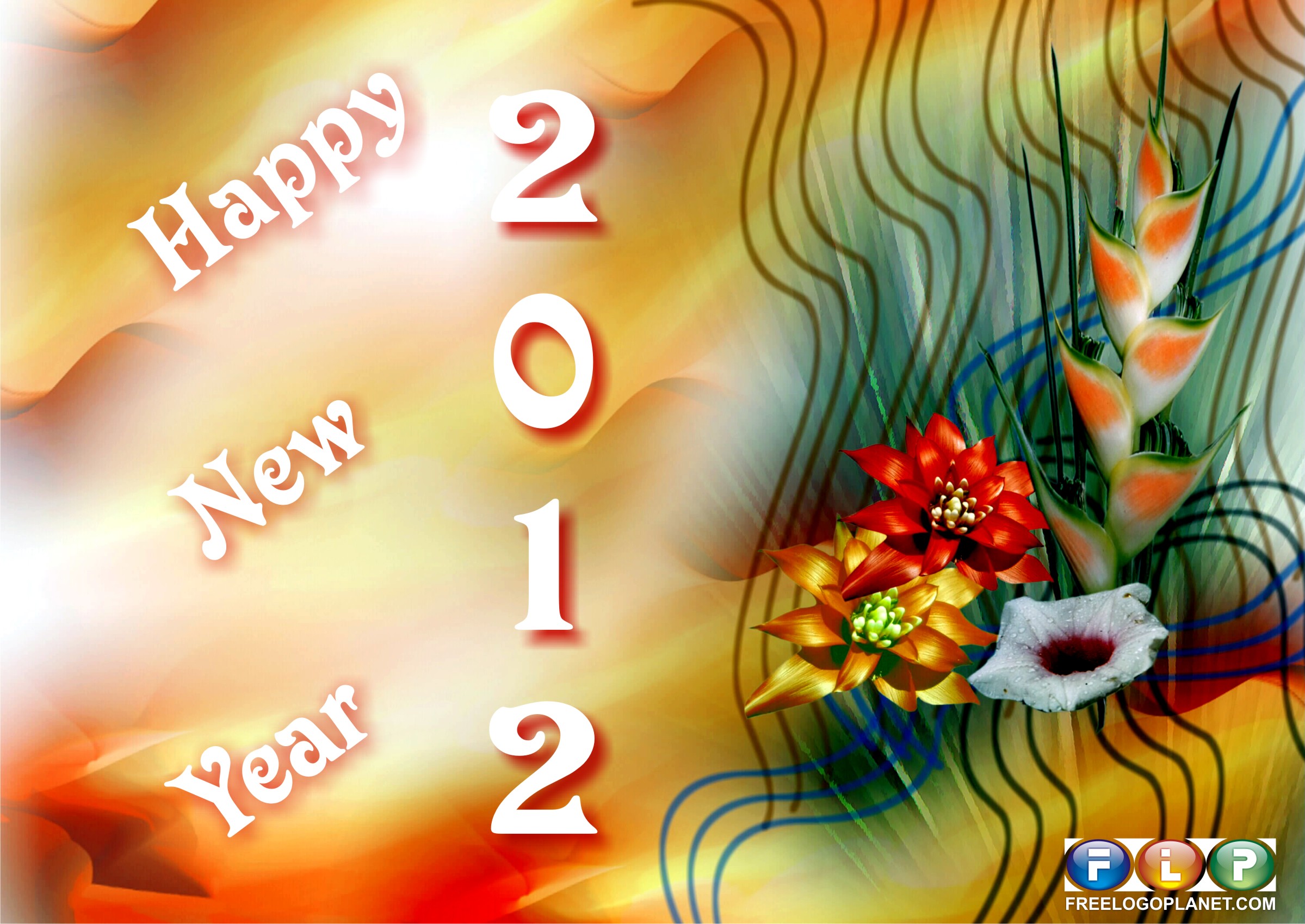 Holiday New Year 2012 HD Wallpaper | Background Image