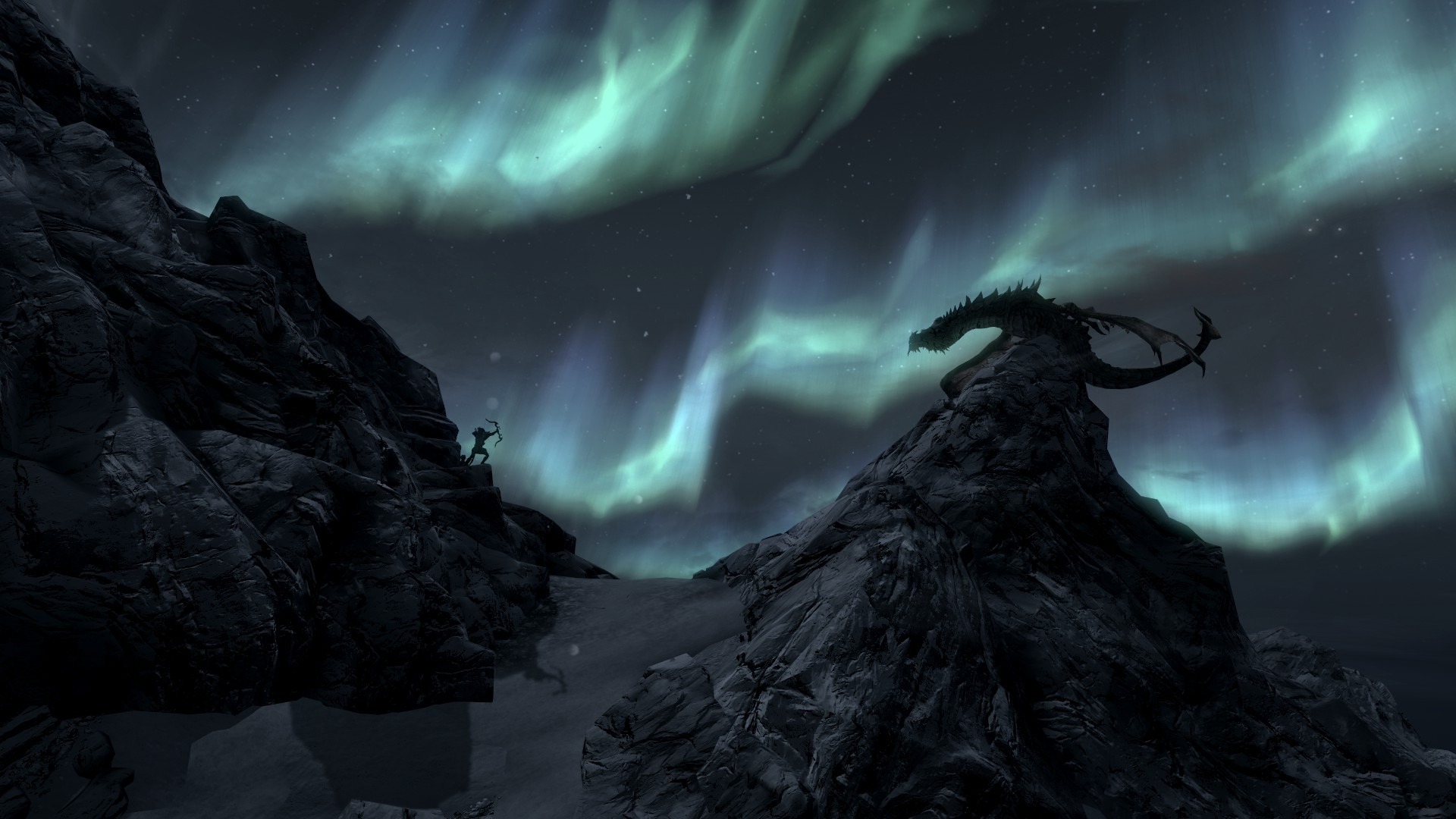 Download Dragon The Elder Scrolls V Skyrim Video Game HD Wallpaper