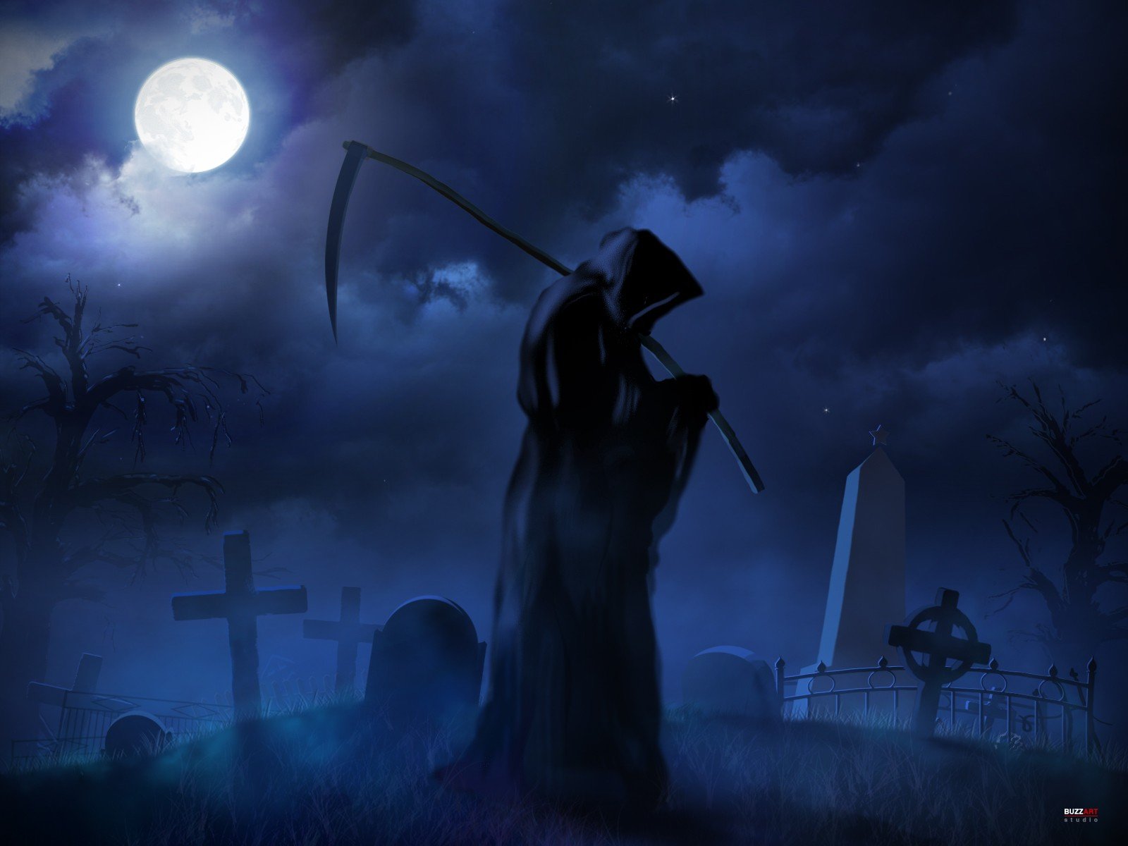 grim reaper hd wallpaper