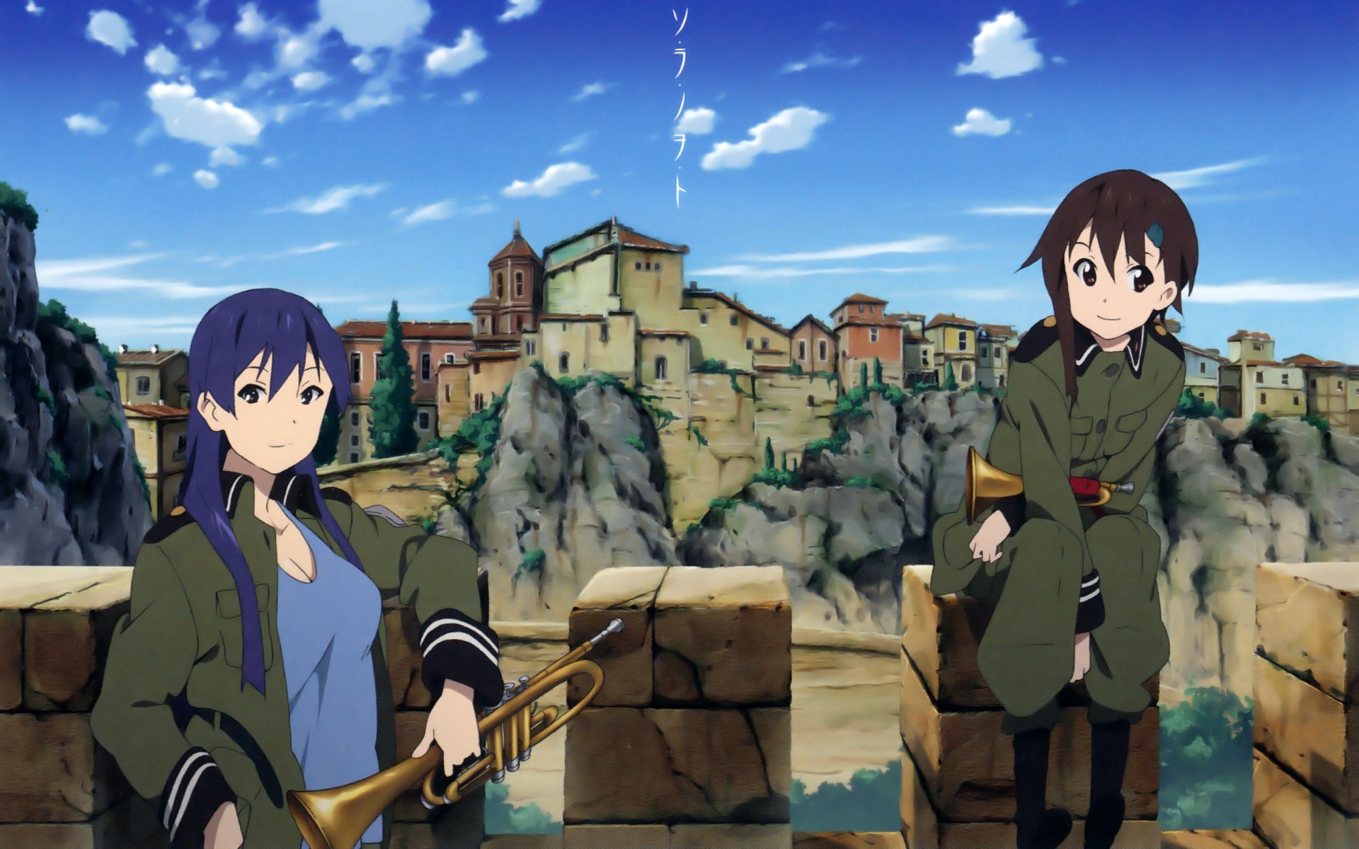 Download Anime Sora No Woto HD Wallpaper