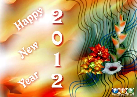 holiday new year 2012 HD Desktop Wallpaper | Background Image