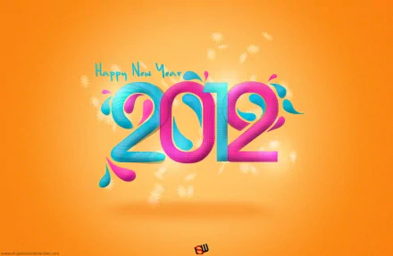 holiday new year 2012 HD Desktop Wallpaper | Background Image