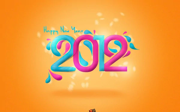 holiday new year 2012 HD Desktop Wallpaper | Background Image