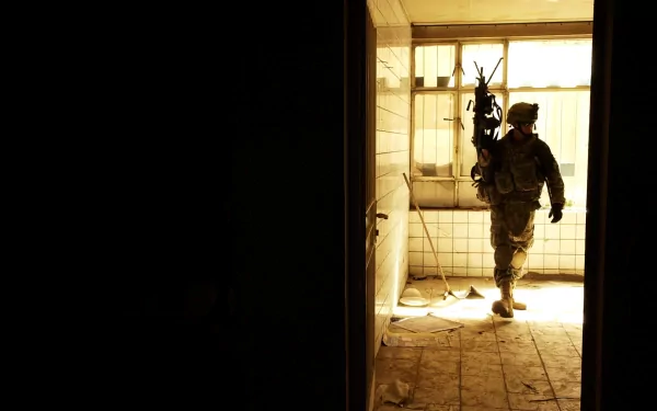 Iraq military soldier HD Desktop Wallpaper | Background Image