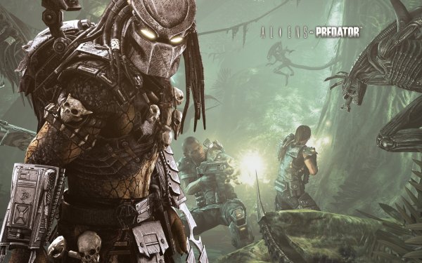 Video Game Aliens Vs. Predator Alien Alien vs. Predator Movie Predator HD Wallpaper | Background Image
