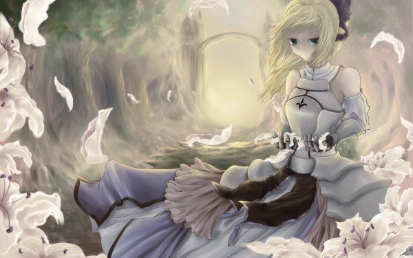 Saber Lily Anime Fate/Stay Night HD Desktop Wallpaper | Background Image
