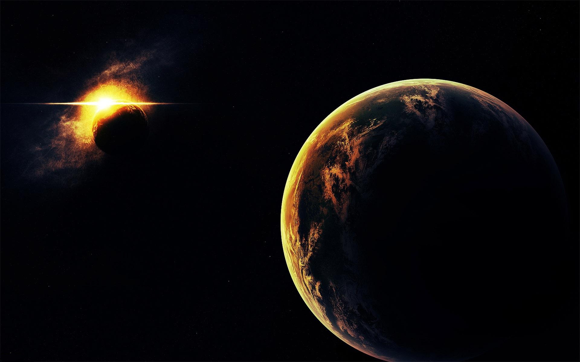 Download Space Sci Fi Planet HD Wallpaper