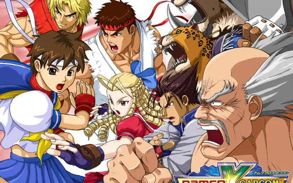 video game Namco X Capcom HD Desktop Wallpaper | Background Image