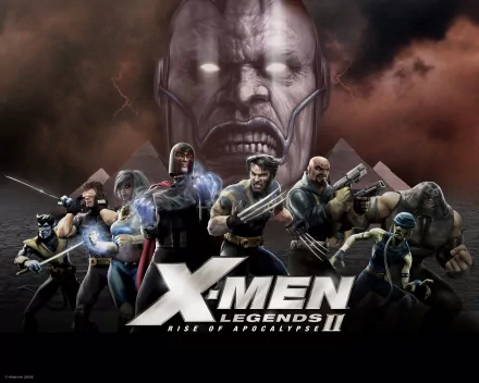 Bishop (Marvel Comics) Juggernaut (Marvel Comics) Toad (Marvel comics) Storm (Marvel Comics) Apocalypse (Marvel Comics) Magneto (Marvel Comics) Nightcrawler (Marvel Comics) Cyclops (Marvel Comics) Wolverine video game X-Men Legends II: Rise of Apocalypse HD Desktop Wallpaper | Background Image