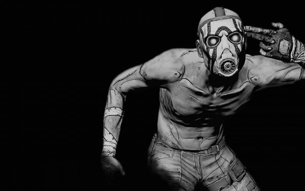 Video Game Borderlands Mask Gas Mask Psycho HD Wallpaper | Background Image
