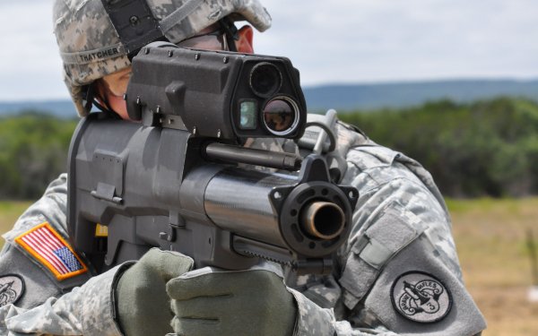 Man Made Grenade Launcher Soldier Gun Airburst Grenade Launcher XM25 CDTE HD Wallpaper | Background Image