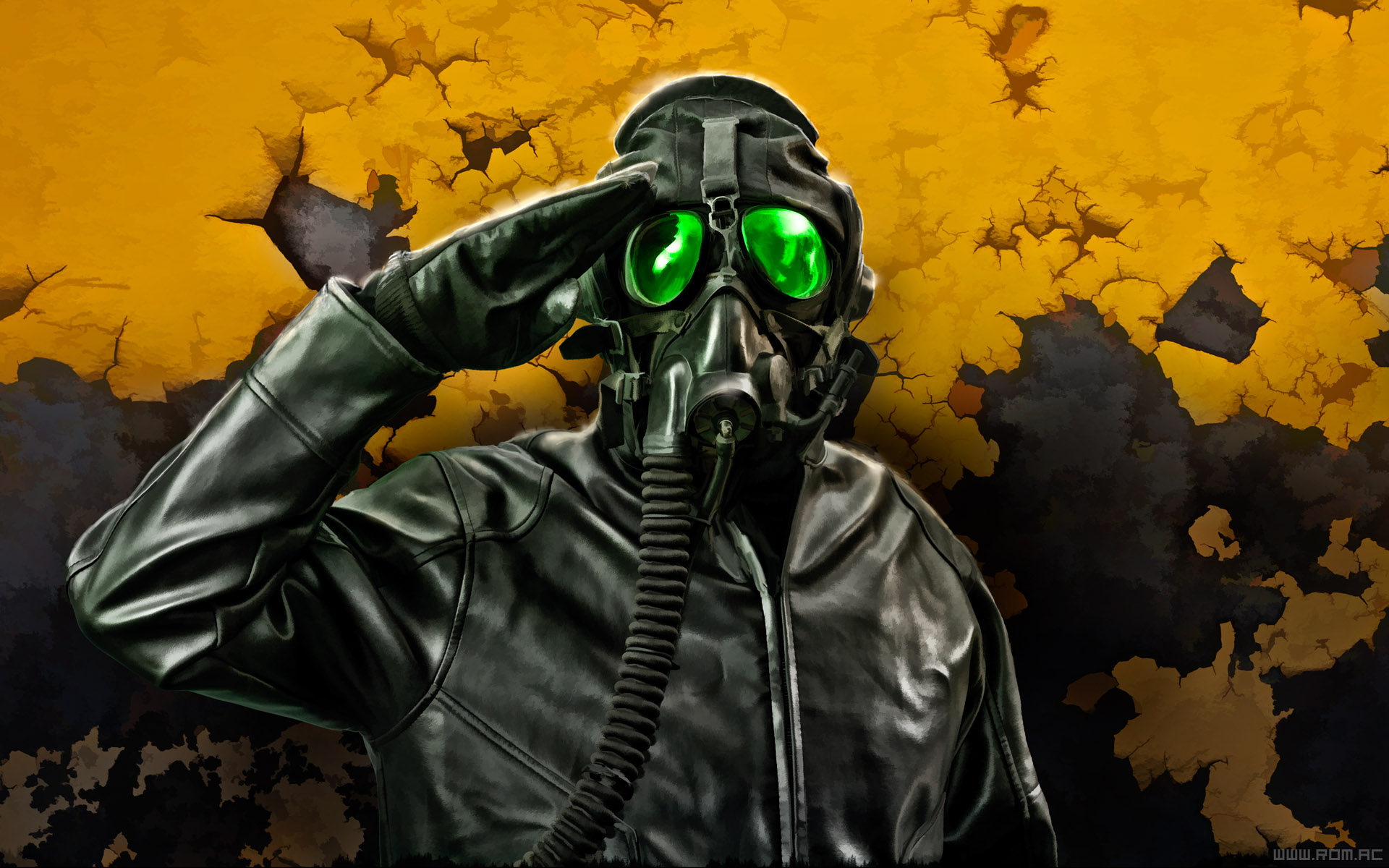 Dark Gas Mask HD Wallpaper | Background Image
