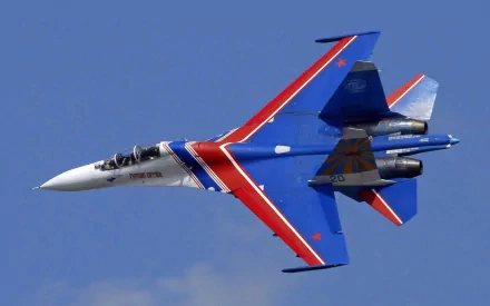 military jet fighter Sukhoi Su-27 HD Desktop Wallpaper | Background Image