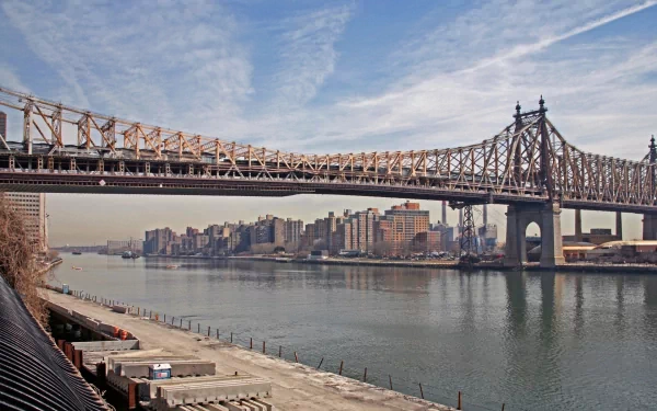 New York man made Queensboro Bridge HD Desktop Wallpaper | Background Image