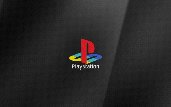A sleek HD desktop wallpaper featuring the iconic PlayStation logo, designed for gaming enthusiasts who appreciate a modern aesthetic.