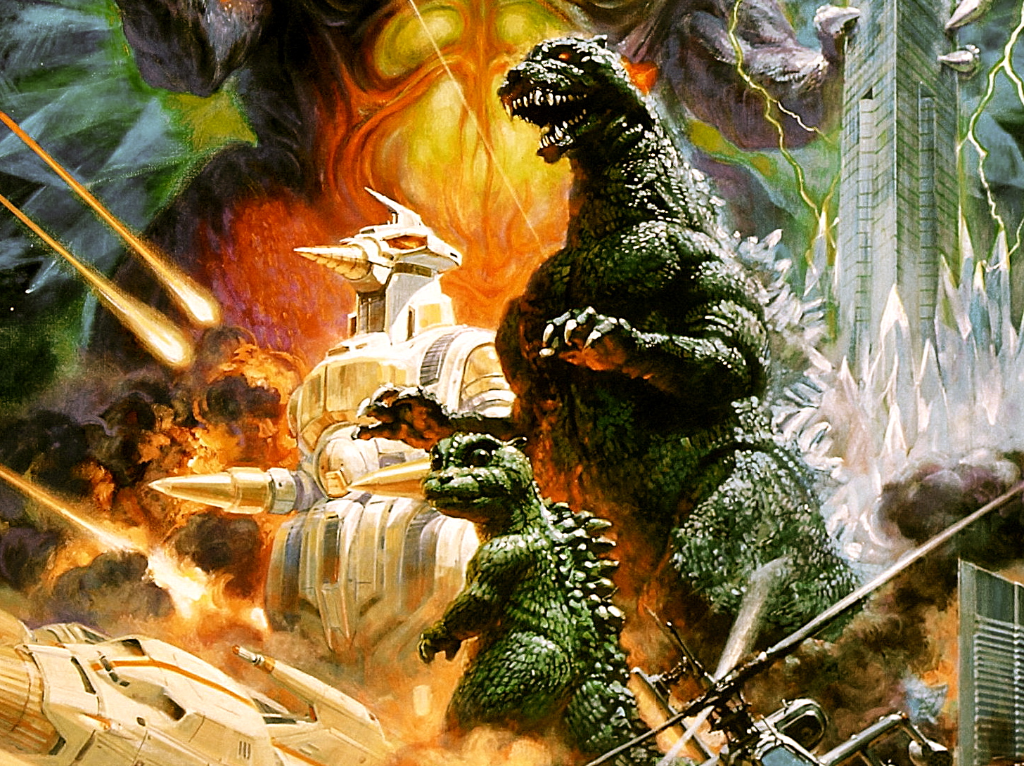 2 Godzilla vs. Space Godzilla HD Wallpapers | Background Images