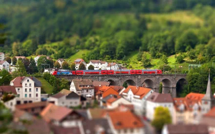 photography tilt shift HD Desktop Wallpaper | Background Image