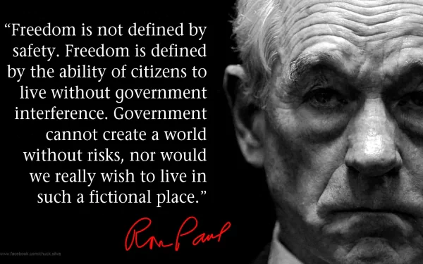  Ron Paul: Freedom vs Safety