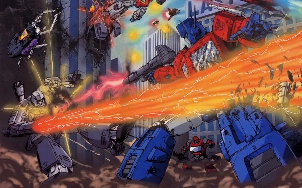 Comic Transformers HD Desktop Wallpaper | Background Image