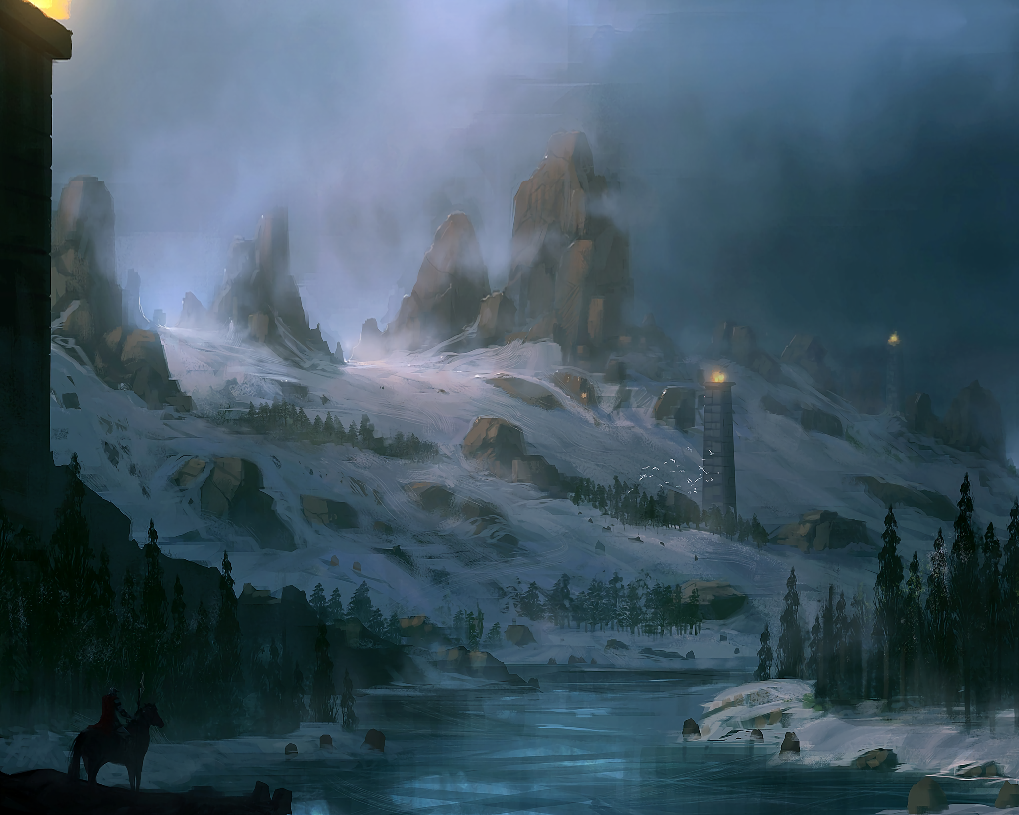 "Winter Is Coming" is the first episode of the HBO medieval fantasy. by Jorge Jacinto