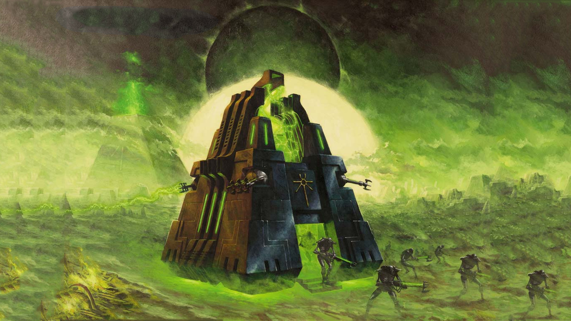 Necron Monolith by Waileem