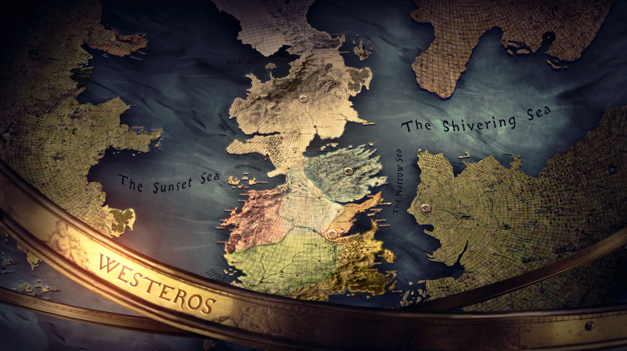 The Seven Kingdoms from Game of Throne