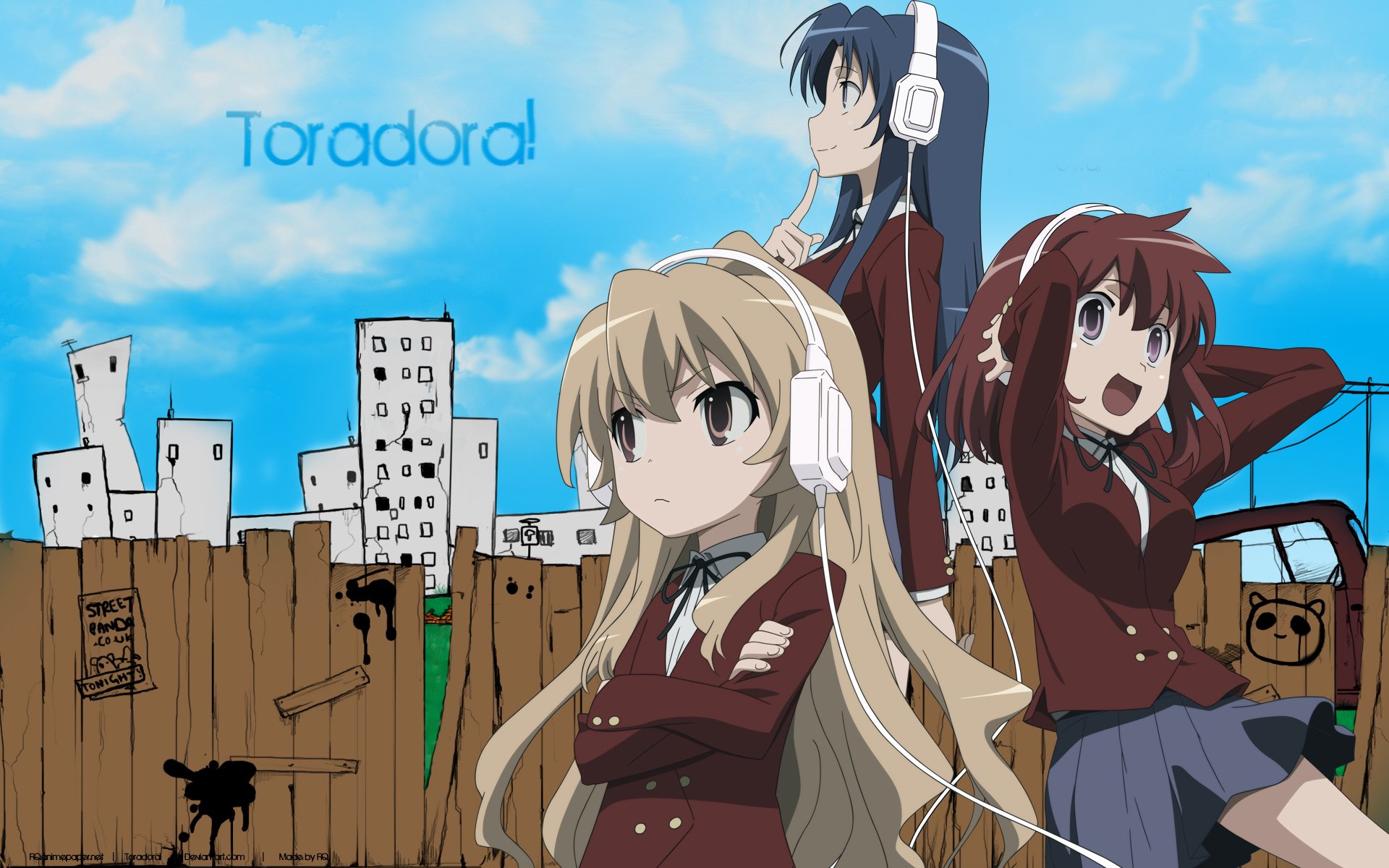 Download Taiga Aisaka Minori Kushieda Ami Kawashima Anime Toradora! HD Wallpaper