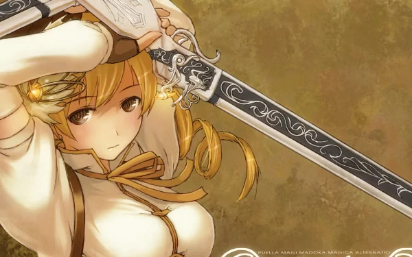 Mami Tomoe Anime Puella Magi Madoka Magica HD Desktop Wallpaper | Background Image