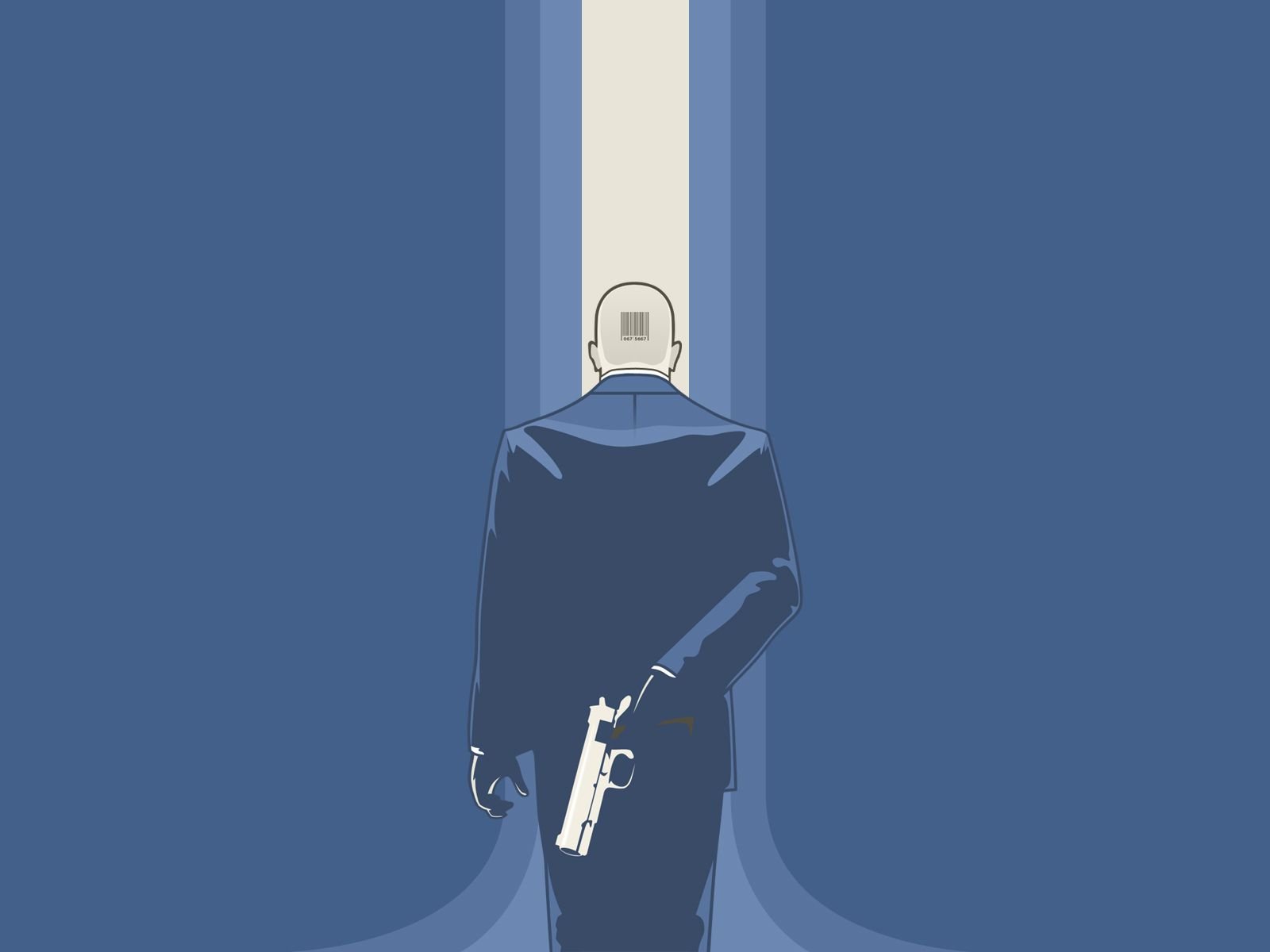 Hitman HD Wallpaper: The Silent Approacher