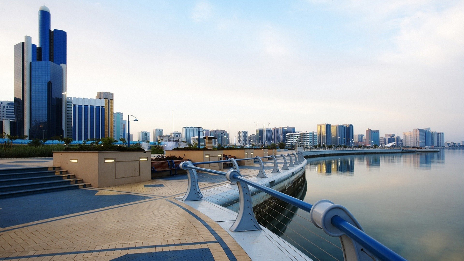 Download Abu Dhabi Man Made City  HD Wallpaper