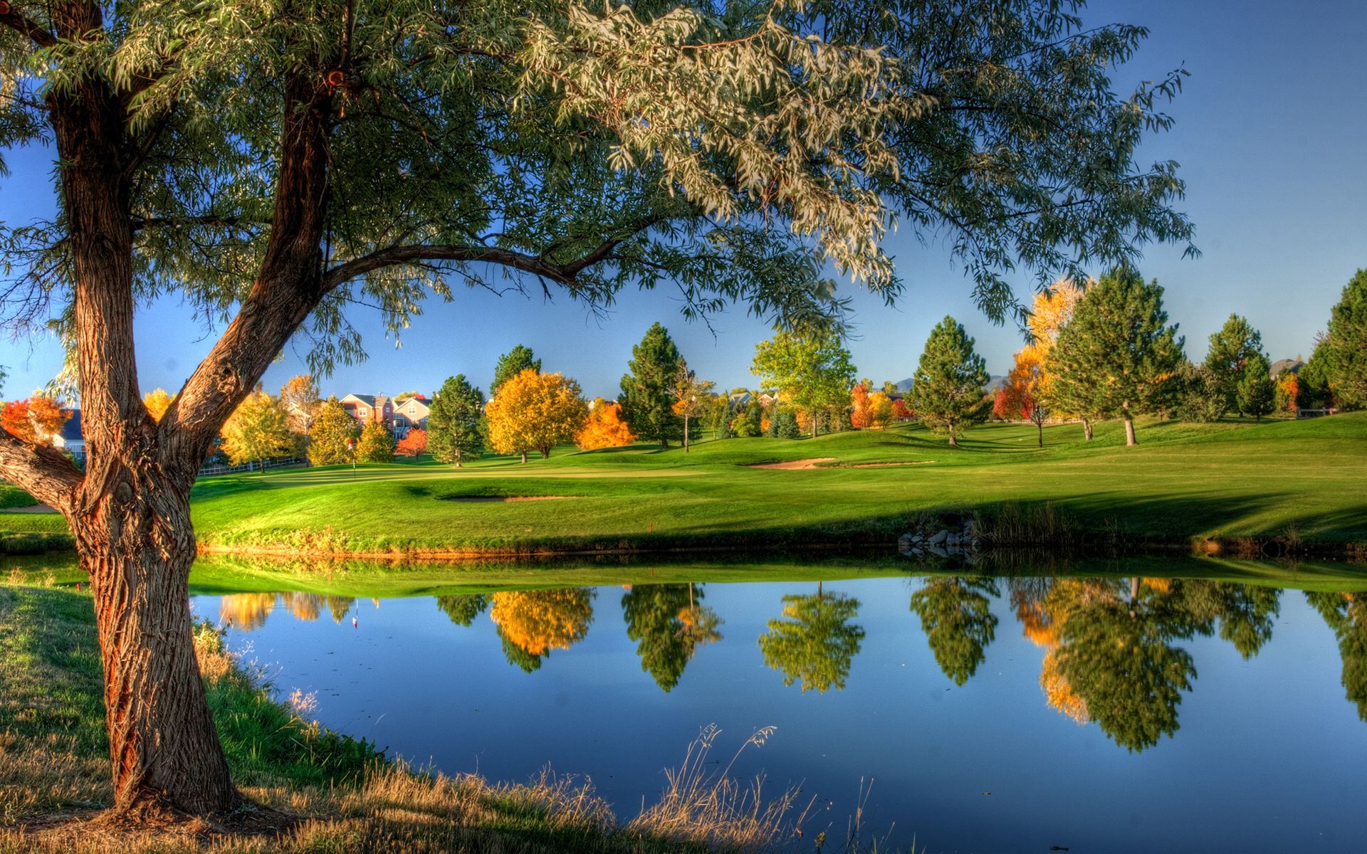 Man Made Golf Course HD Wallpaper | Background Image