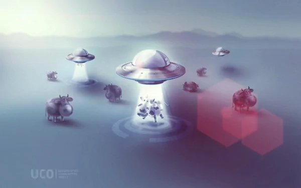 Sci Fi UFO HD Desktop Wallpaper | Background Image