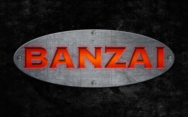 Misc Word Banzai Circle Dark orange Photoshop Red HD Wallpaper | Background Image