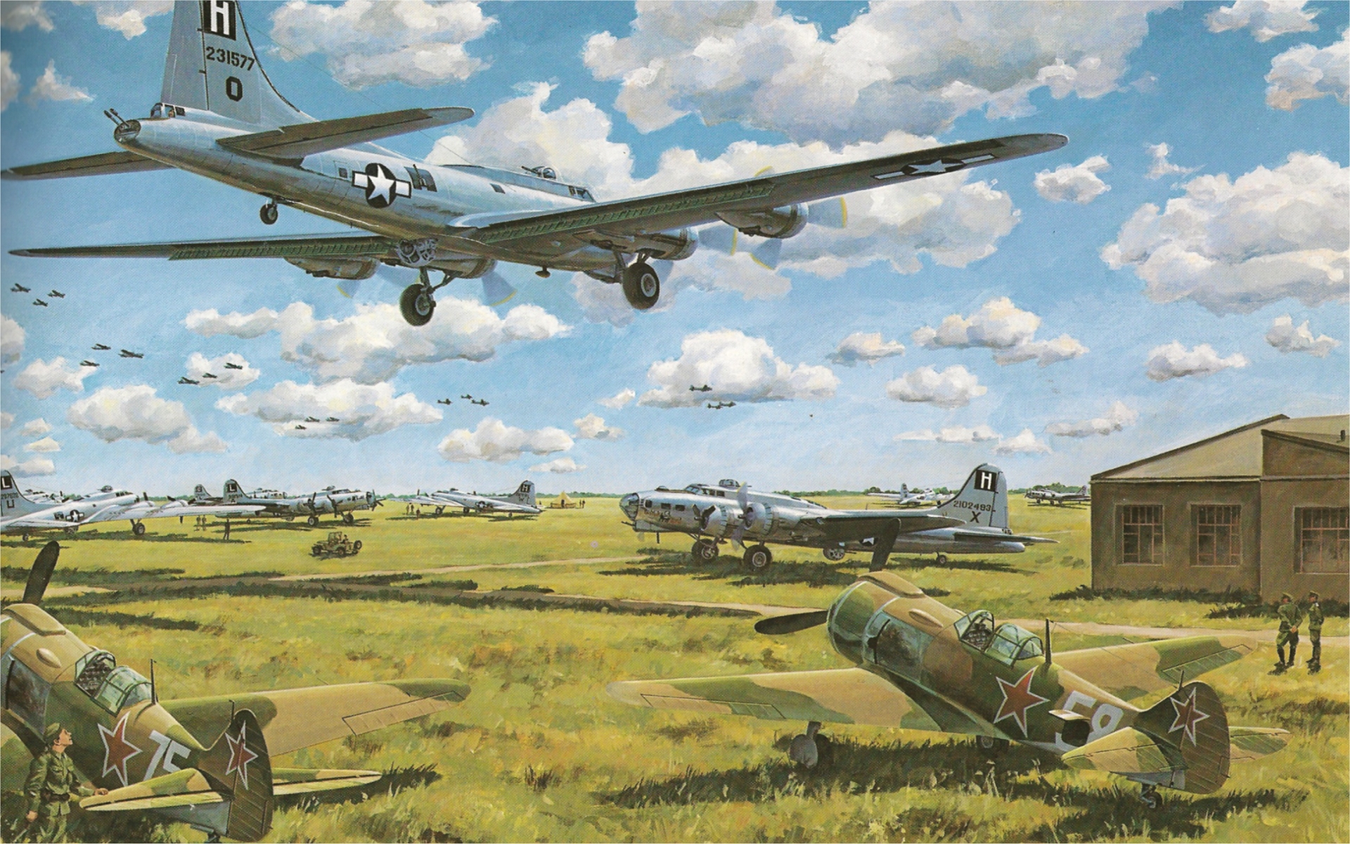 Boeing B17 Flying Fortress Giclee Print by Dick McNatt